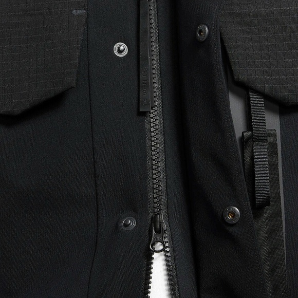 🔥 Nike Sportswear Tech Pack M65 Storm Fit Jacket Size Medium Black CZ9309-010 - Picture 6 of 14